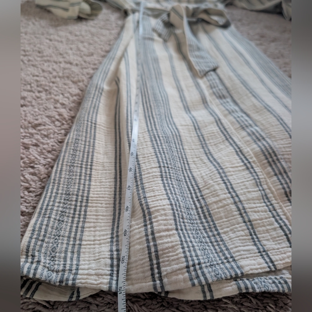 NWT Faherty Dream Cotton Iris Dress in Tidal Wave Dobby - Picture 6 of 10